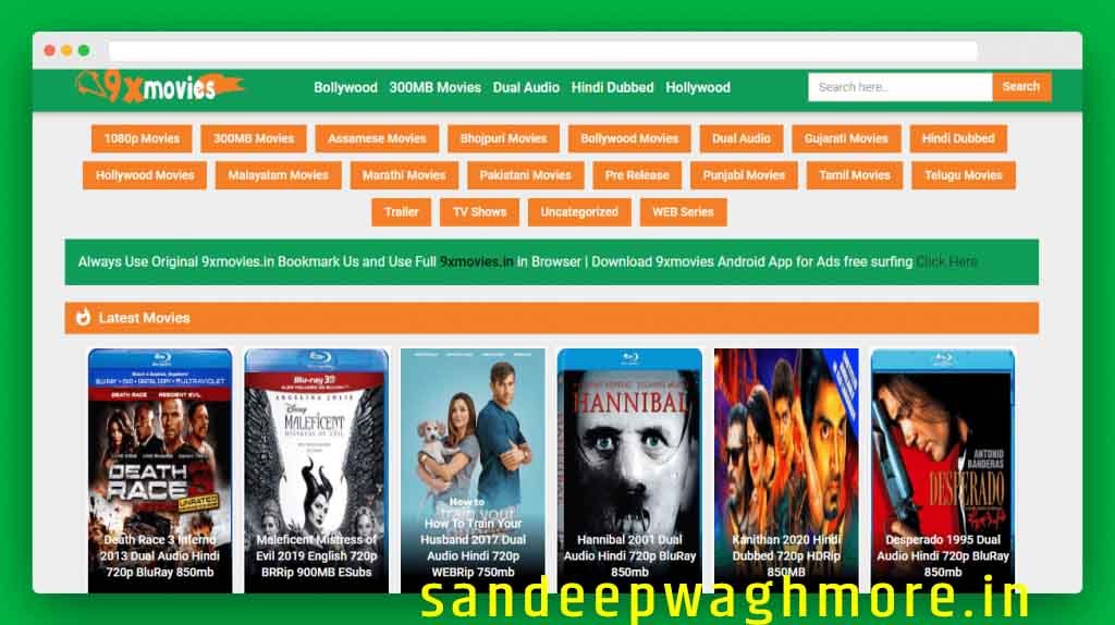 9xMovies Download – 300MB Bollywood Hollywood Hindi Dubbed Movies